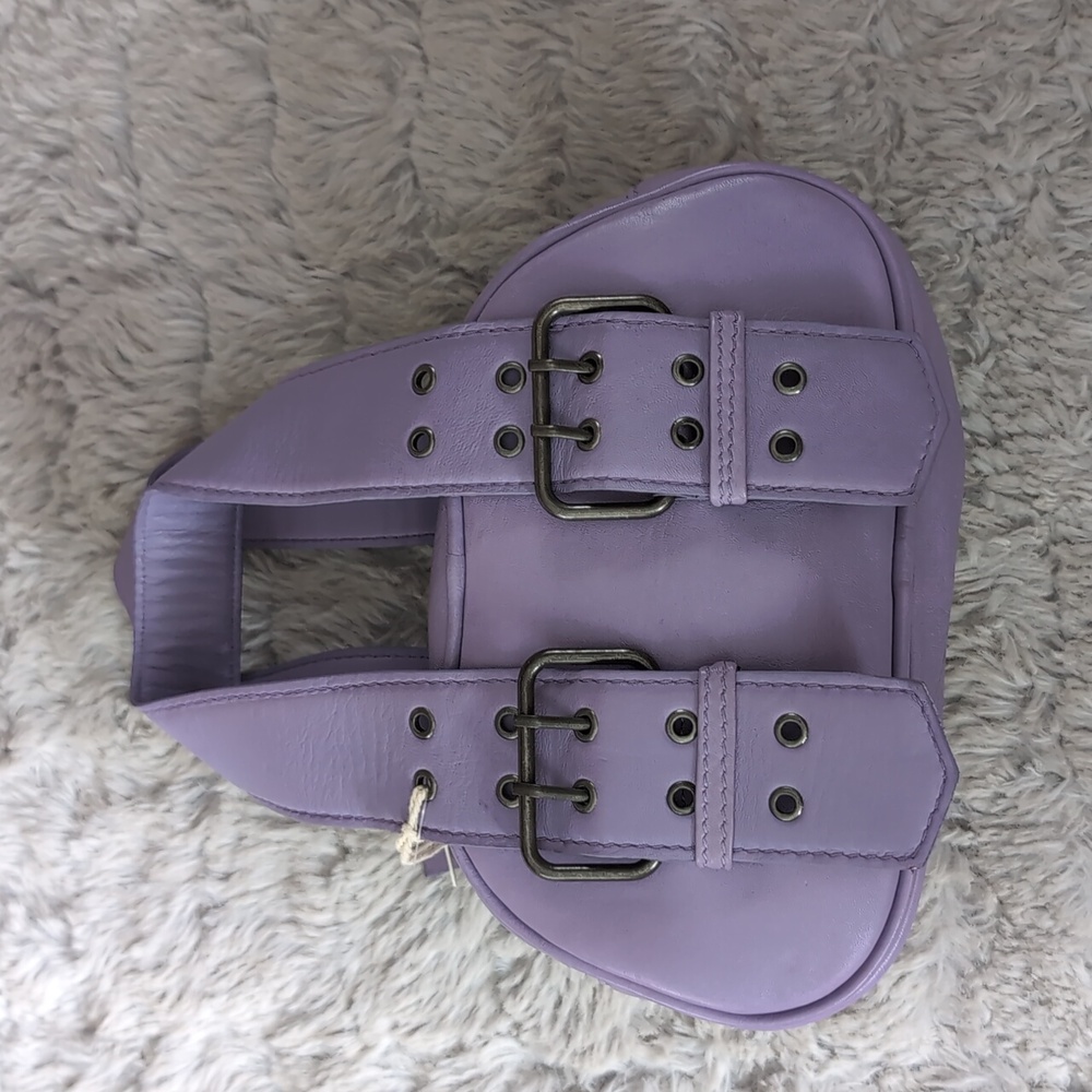 Free People Say Yes Leather Bag Lilac